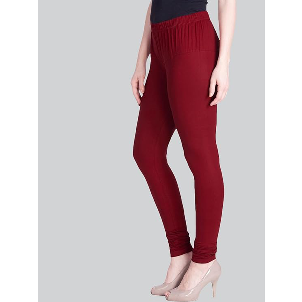 Soft Cotton Stretch Churidar Leggings for Women | Breathable, Mid Rise, Full Length